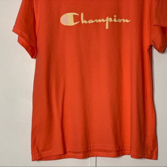 Champion Classic Graphic Women’s Short Sleeve Tee in Orange - Picture 5 of 12